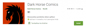 aplikasi baca komik Dark Horse Comics