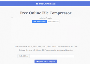 cara kompres video tanpa aplikasi youcompress.com