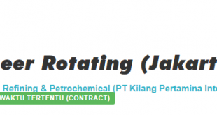 recruitment.Pertamina.com Engineer Rotating (Jakarta)