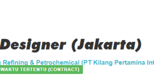 lowongan kerja pertamina Lead Designer (Jakarta)